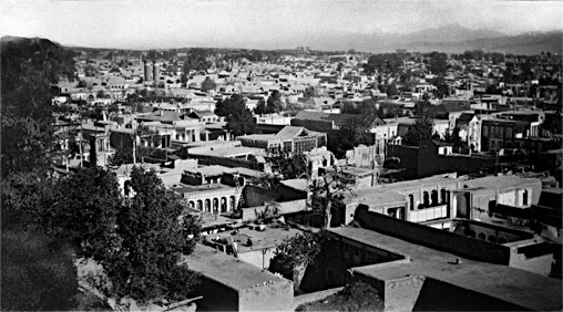 The city of Tehran, Iran, where Bahá’u’lláh was born. 