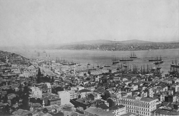 View of Constantinople (now called Istanbul).