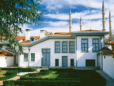 A recent view of the house of Rida Big, where Bahá’u’lláh stayed in Adrianople.