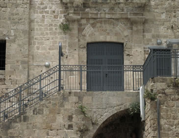 A recent photograph of the restored entrance to the citadel of ‘Akká.