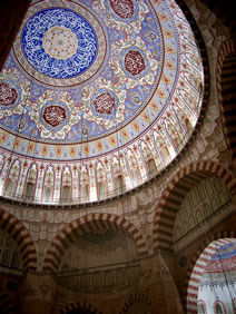 The interior of the Mosque of Sultan Salim.