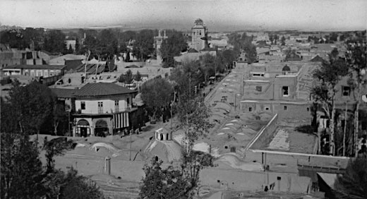 A view of the city of Tehran, where Bahá’u’lláh was imprisoned in 1852.