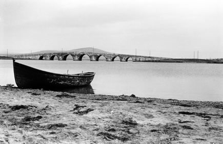  The bridge at Büyükçekmece, Turkey, which Bahá’u’lláh and His companions crossed on their way   from Constantinople to Adrianople in December 1863.